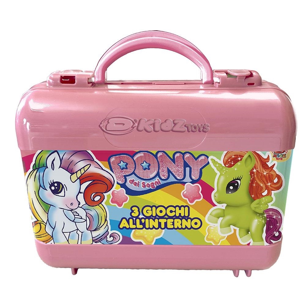 DYNIT Valigetta Pony, 3 giochi