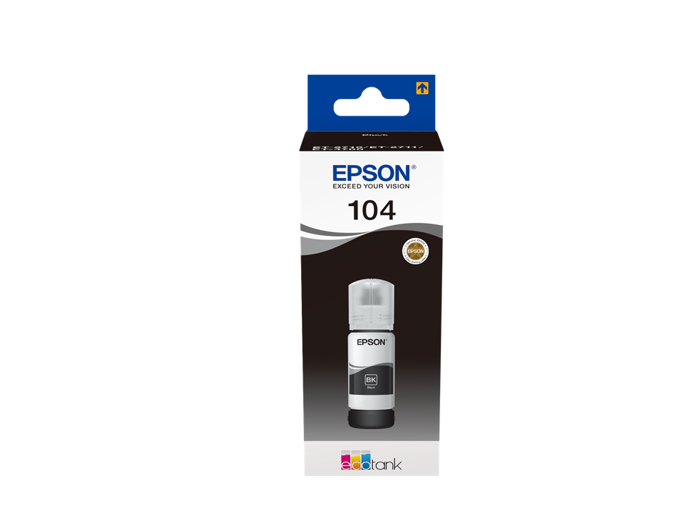 EPSON Ecotank Flacone inchiostro 104 Originale, Nero