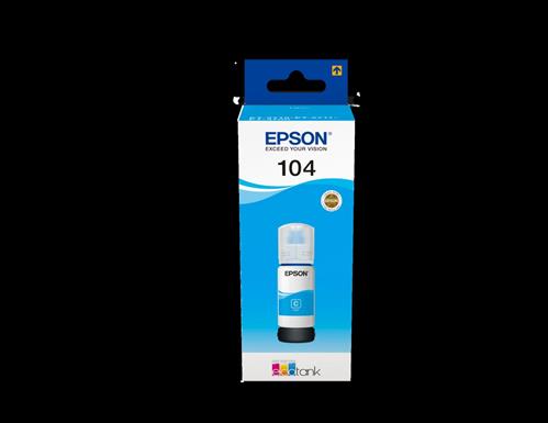 EPSON Ecotank Flacone inchiostro 104 Originale, Ciano
