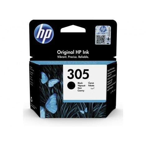 HP Cartuccia Originale 305, Nero, 120 pg