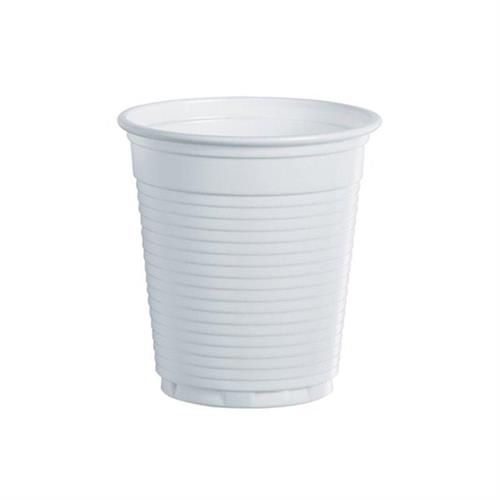 DOPLA Bicchieri in plastica monouso per caffè, 80 ml, bianchi, 100 pezzi