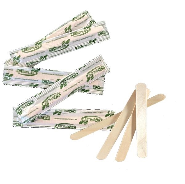 DOPLA Palette in legno, imbustate singolarmente, 9 cm, 50 pezzi