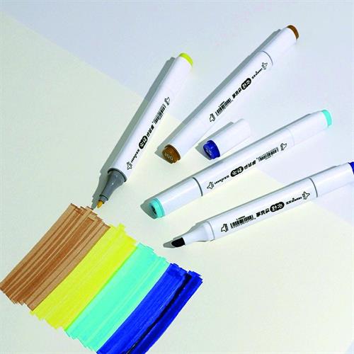 Colorosa Pennarelli doppia punta, colori assortiti, 12 pezzi