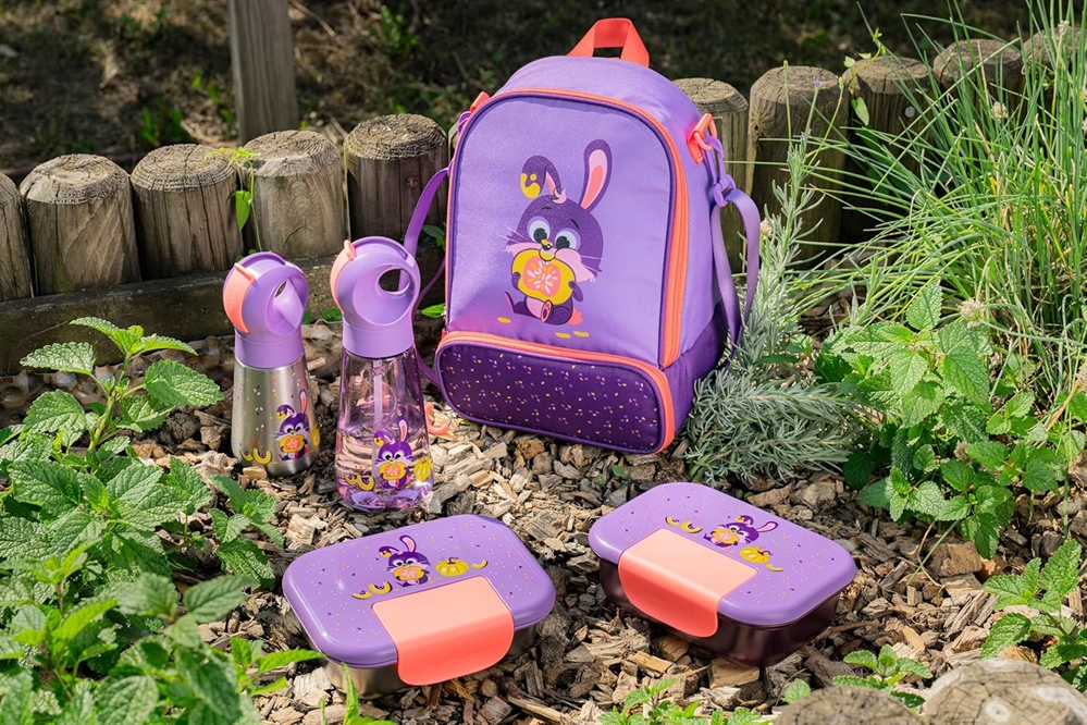 MAPED Ecozen Borraccia Miniz 500ml, tappo anti-perdite, Viola