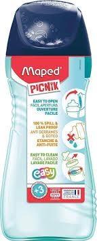 MAPED Picnik Borraccia 430ml, tappo anti-perdite, Blu