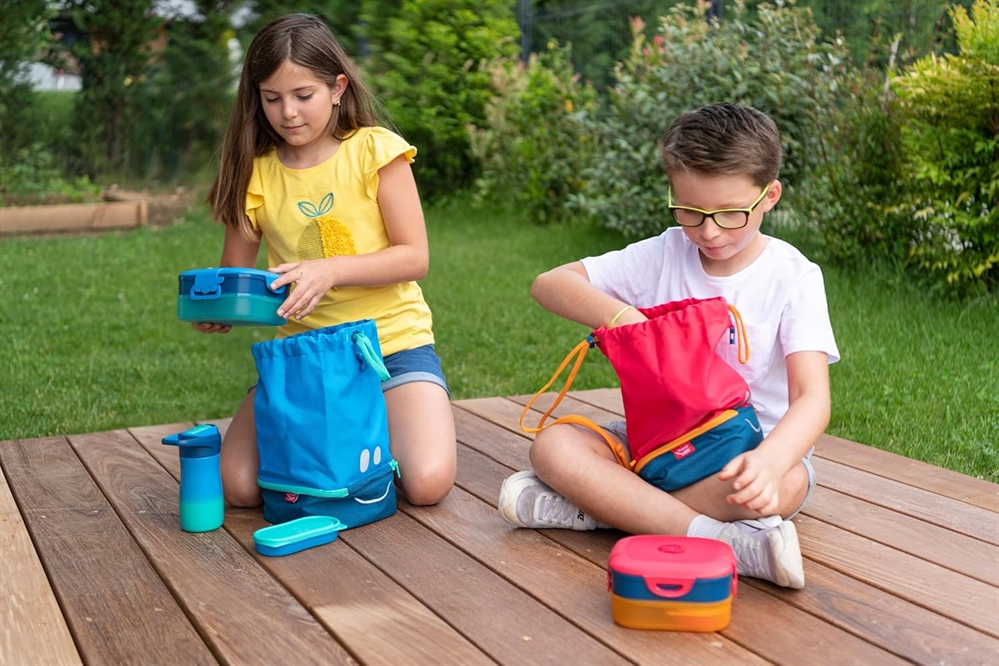 MAPED Picnik Borraccia 580ml, Acciaio Inox, tappo anti-perdite, Blu