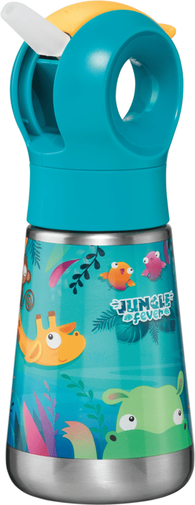 MAPED Jungle Fever Borraccia 350ml, Acciaio Inox, tappo anti-perdite