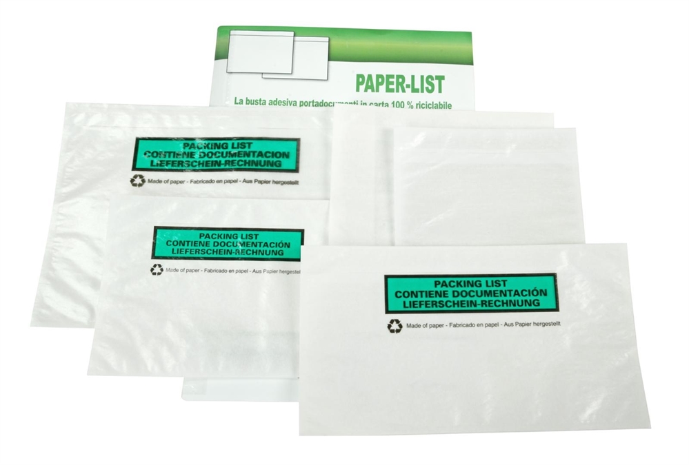 Busta adesiva portadocumenti in carta, C5 228x165 mm, 250 pezzi