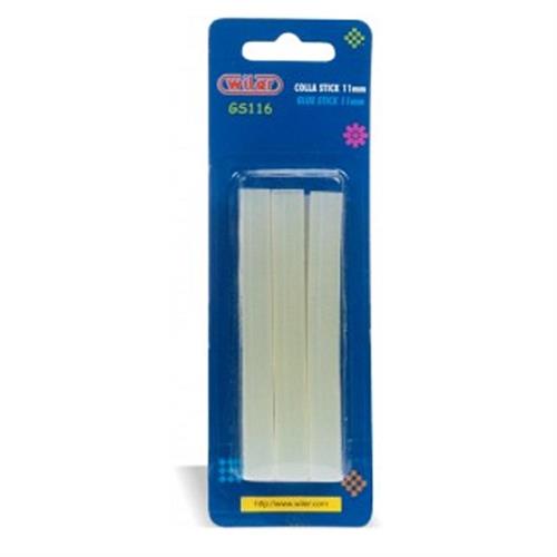 Wiler Blister 6 stick colla a caldo 11mm
