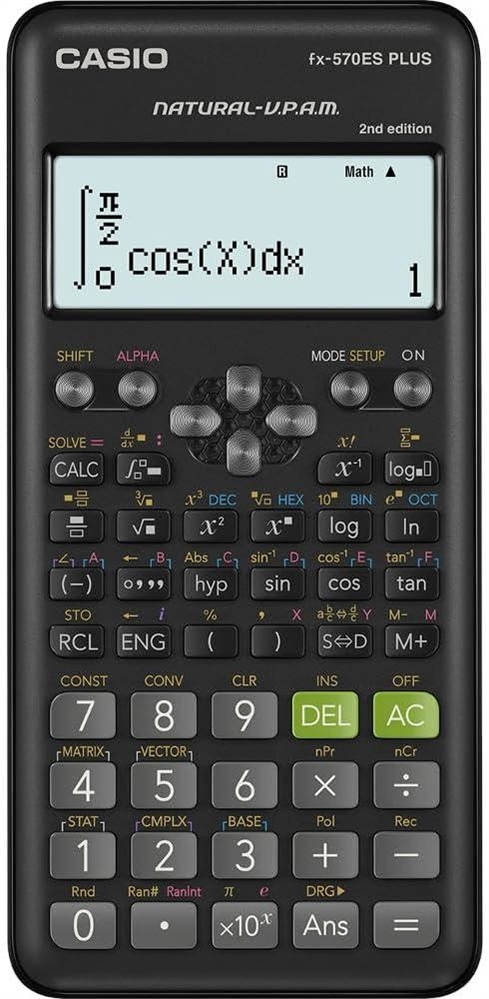 Casio FX-570ES PLUS Calcolatrice scientifica standard 417 funzioni