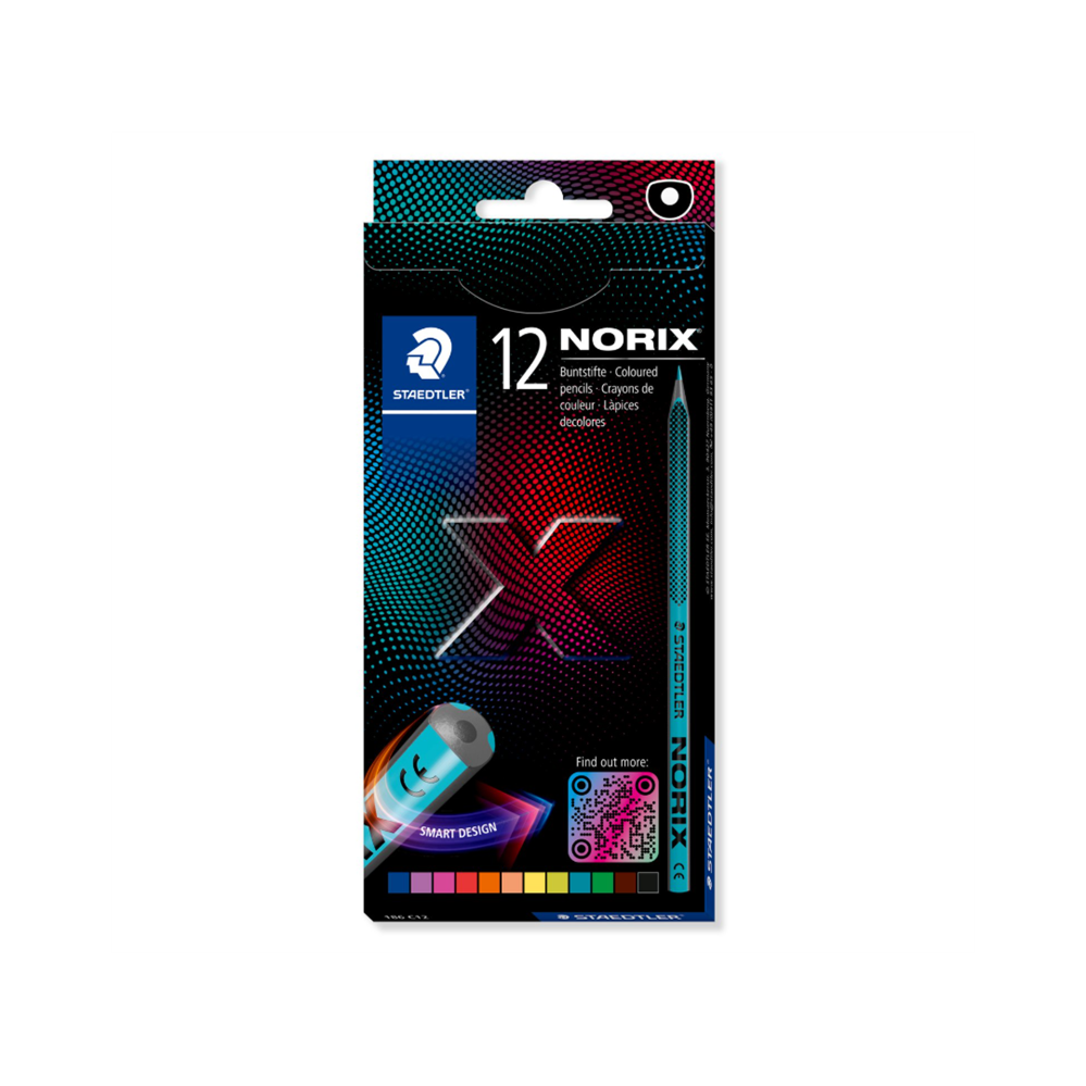 STAEDTLER Espositore Astucci Matite colorate Norix, 25 pezzi