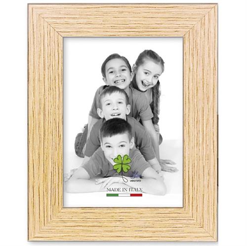 Blue World Paper Cornice in legno rovere, 13x18 cm