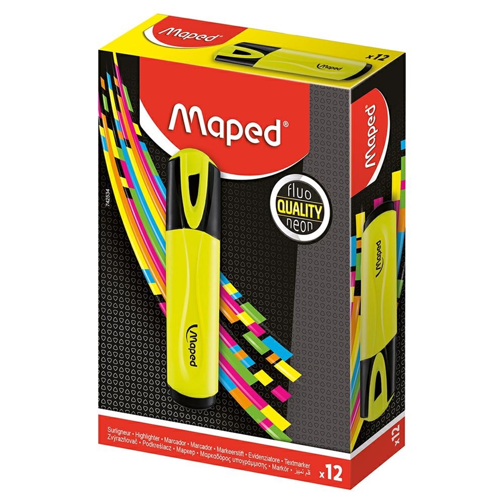 MAPED Evidenziatore FLUO PEP'S CLASSIC Giallo