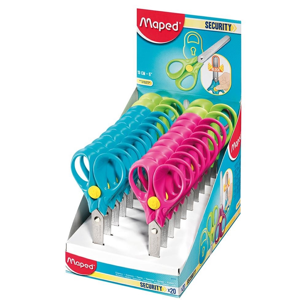 MAPED Forbici Secutity 3D 13 cm