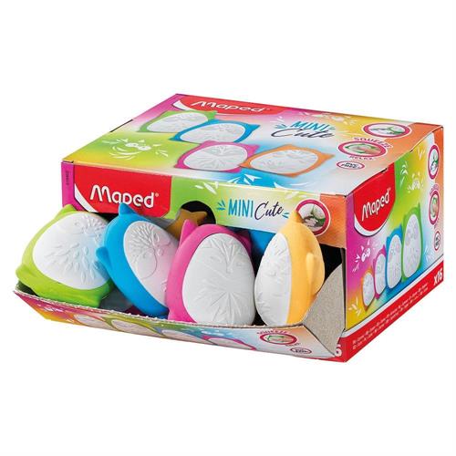 Maped Gomma Mini Cute Squeeze 4 Colori Assortiti