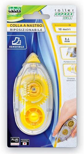 Lebez Coprex Colla a nastro riposizionabile, 8.4 mm x 10 m