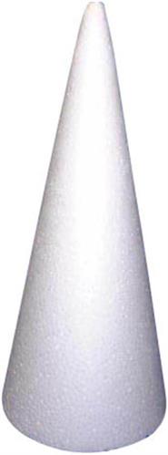 Colorosa Coni polistirolo espanso H. 20 cm, bianco, 6 pezzi