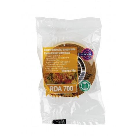 Eurocel Nastro biadesivo trasparente 700 RDA, mm 15x10 m