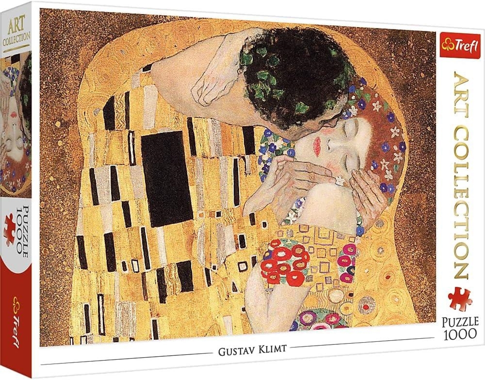 DYNIT Trefl  Puzzle Art Collection The Kiss di Klimt, 1000 pezzi
