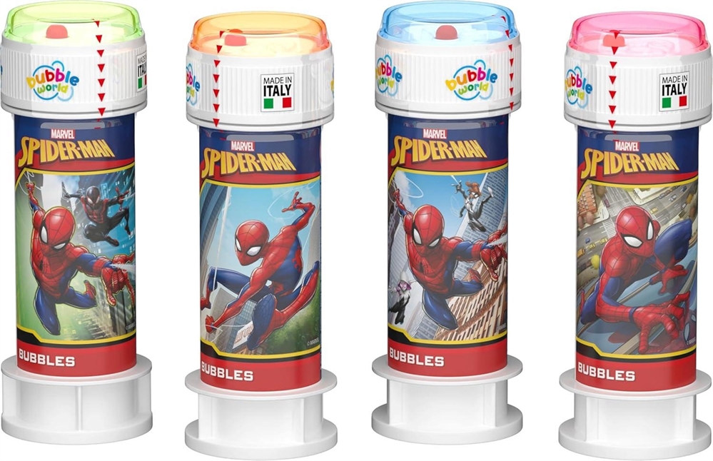 Bubble World Bolle di sapone Spiderman