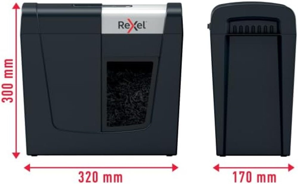 Distruggidocumenti Rexel Secure MC3, taglio a frammenti, 3 fogli