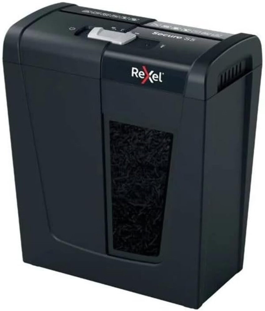 Distruggidocumenti Rexel Secure S5 P2, taglio a frammenti, 5 fogli