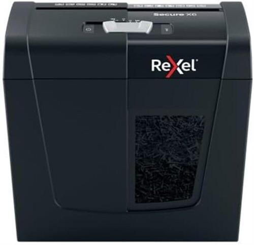 Distruggidocumenti Rexel Secure X6 P4, taglio a frammenti, 6 fogli