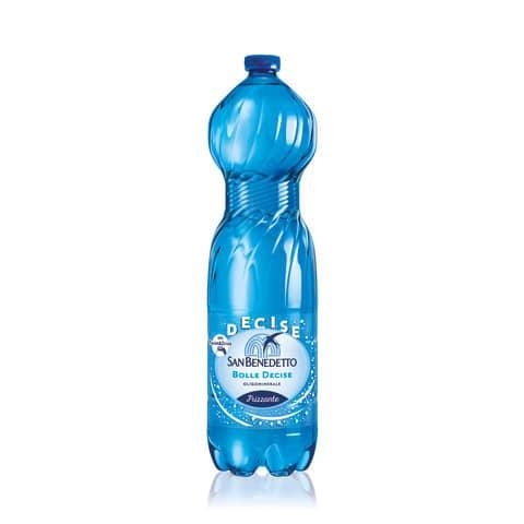 Acqua minerale 1,5 L San Benedetto frizzante, 6 bottiglie