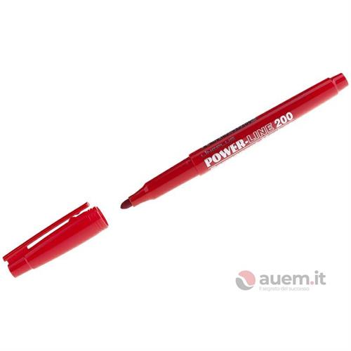 Lineplus pennarello permanente rosso-en