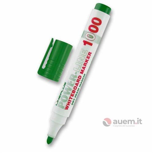 Lineplus pennarello per lavagna punta tonda verde - 12 pezzi-en