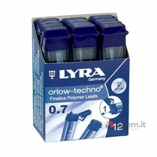 Lyra - mina 0.7 mm - gradazione 2h - confezione 12 pezzi-en