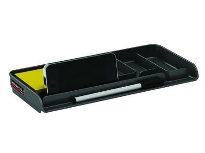 Arda - vaschetta porta cancelleria da scrivania nero - rosso - Compra al  miglior prezzo 
