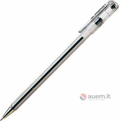 Pentel superb penna a sfera, punta 0.7 mm, inchiostro nero