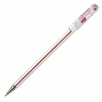 Pentel superb penna a sfera, punta 0,7 mm, inchiostro rosso