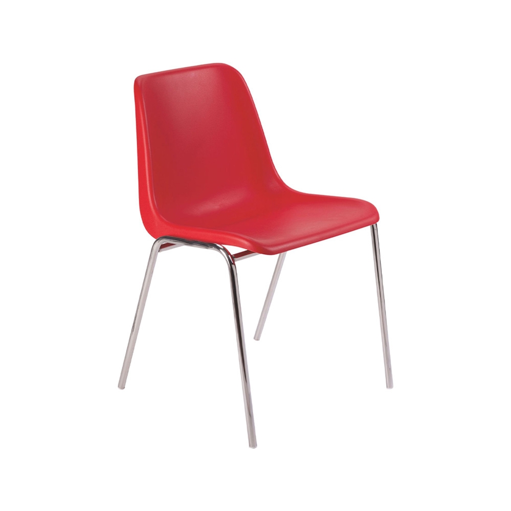 Brik sedia attesa impilabile in polipropilene rosso