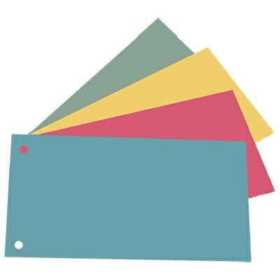 Intercalare divisore, manilla, 14 x 25 cm, vari colori (100)