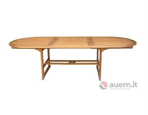 Tavolo ovale allungabile 200 / 280 x 110 cm malaga