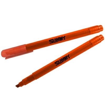 Slammy red in blue - evidenziatore a penna - colore arancion