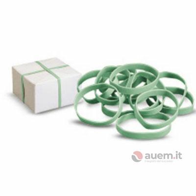 Siam - elastici a fettuccia, diam. 150 mm x 8 mm, verde, 1 k