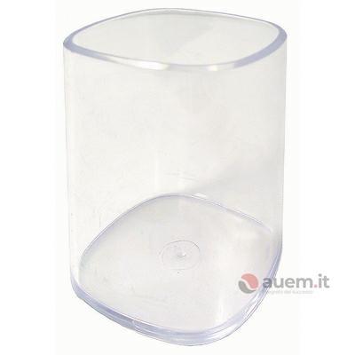 Arda classic - bicchiere portapenne trasparente cristallo