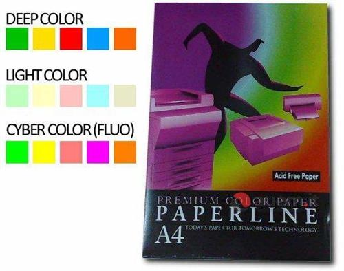 Paperline carta per fotocopie A4 80 gr, 5 colori fluo