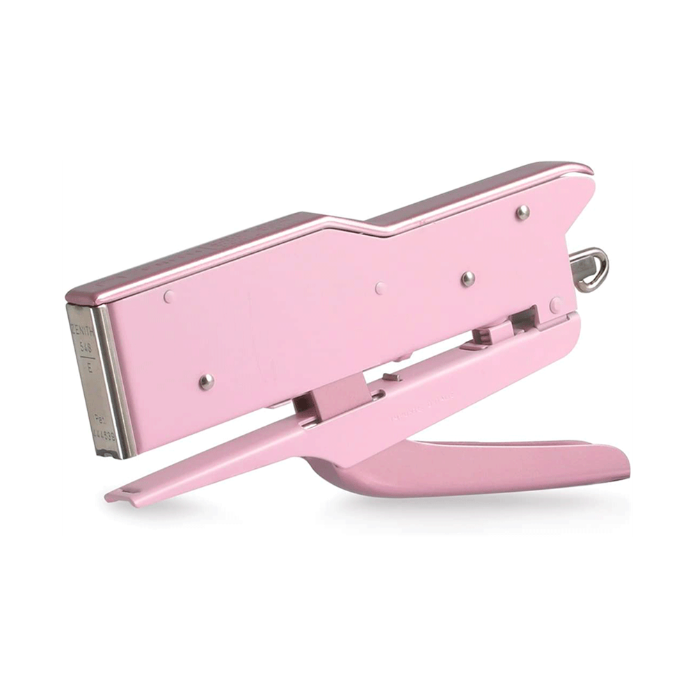 Zenith cucitrice a pinza in metallo 548/E rosa pastello