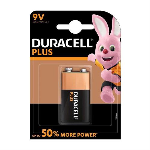 Duracell Plus Batteria alcalina 9V 100 B1