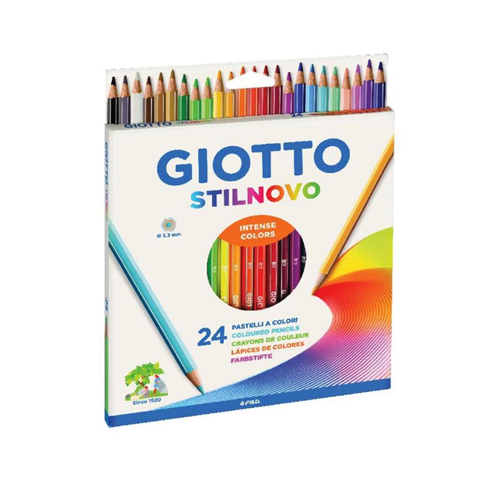 Giotto Stilnovo Pastelli colorati, astuccio 24 pezzi