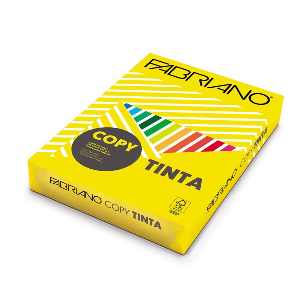 Fabriano CopyTinta Carta A3 160 grammi giallo, 125 fg