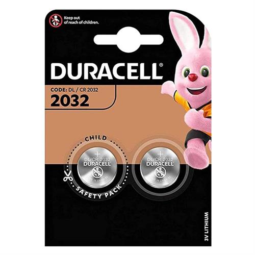Duracell Batteria bottone al litio 2032 3V, confezione da 2