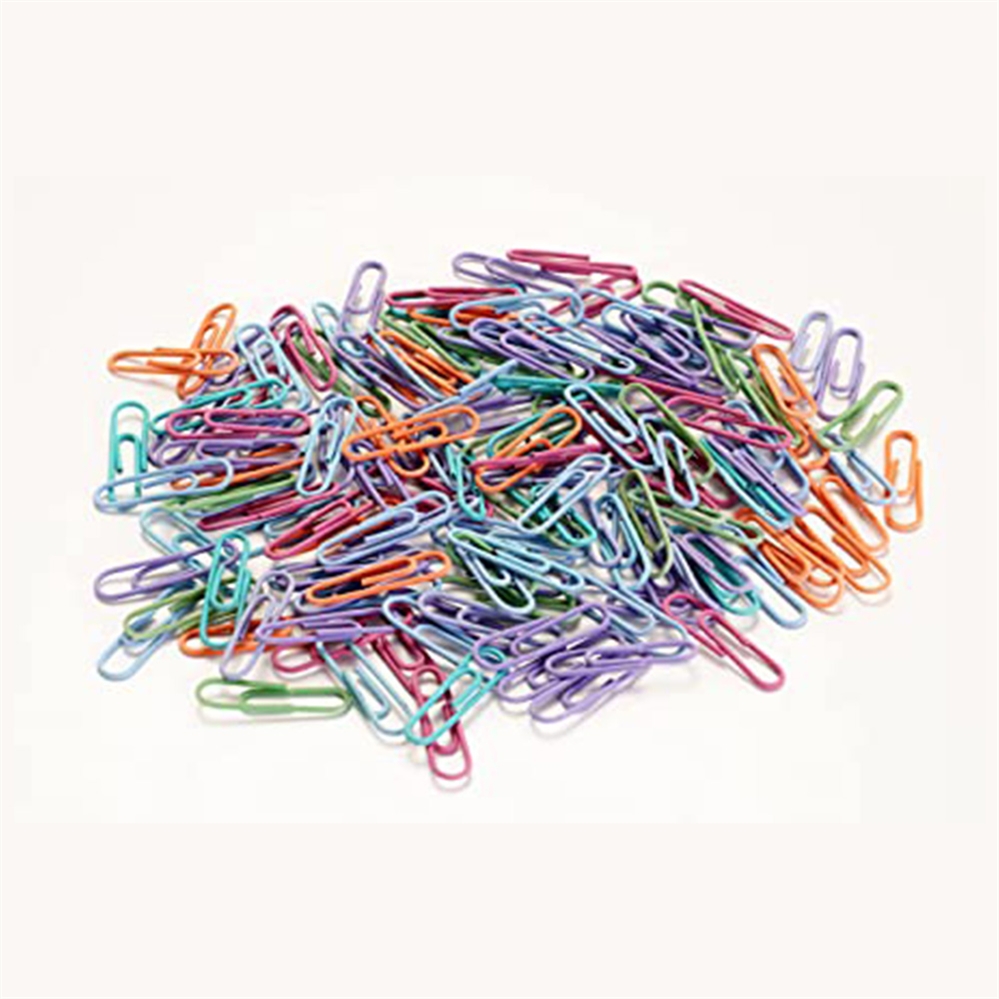 Leone Gran Mix Fermagli plastificati colorati, 275 pezzi