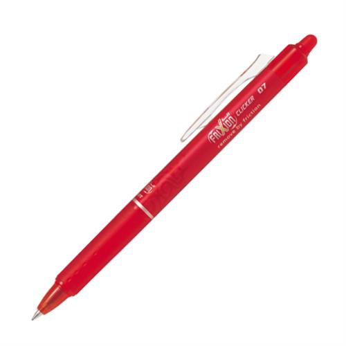 PILOT Frixion Clicker Penna gel a scatto, punta 0.7mm Rosso